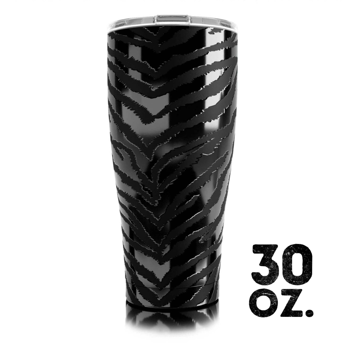 30 oz. Tumbler | Zebra Eclipse
