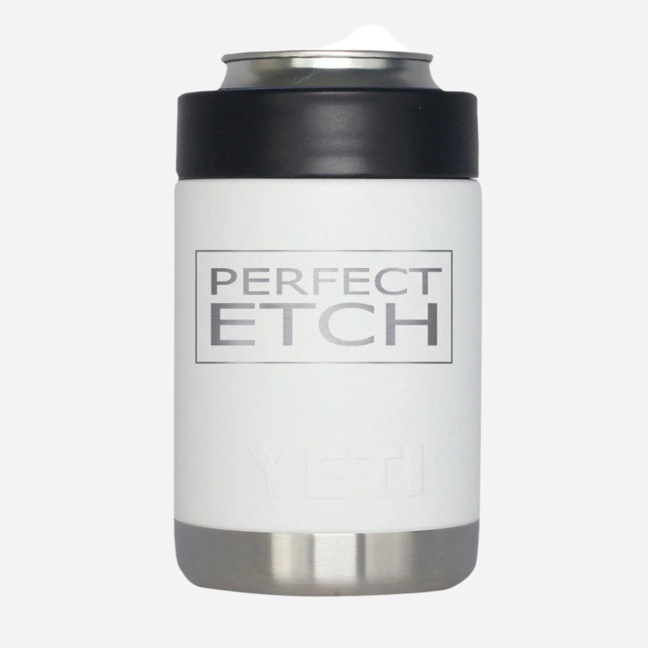 Arctic Chill Can Insulator - White - Perfect Etch