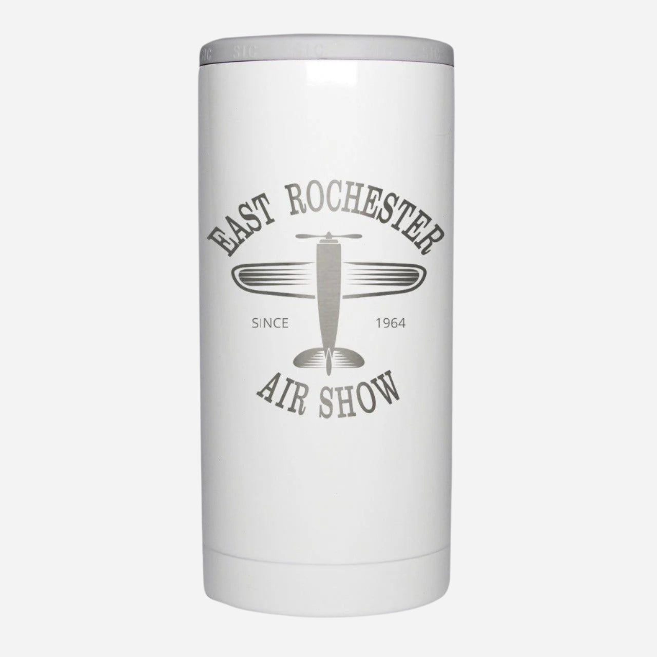 Chic Slim Can Cooler in Assorted Colors - Perfect Etch