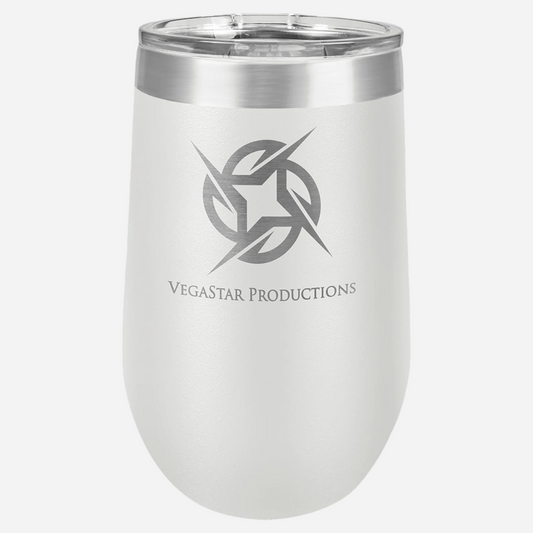 Elegant Stemless Wine Glass - 16oz (Variety of Colors) - Perfect Etch