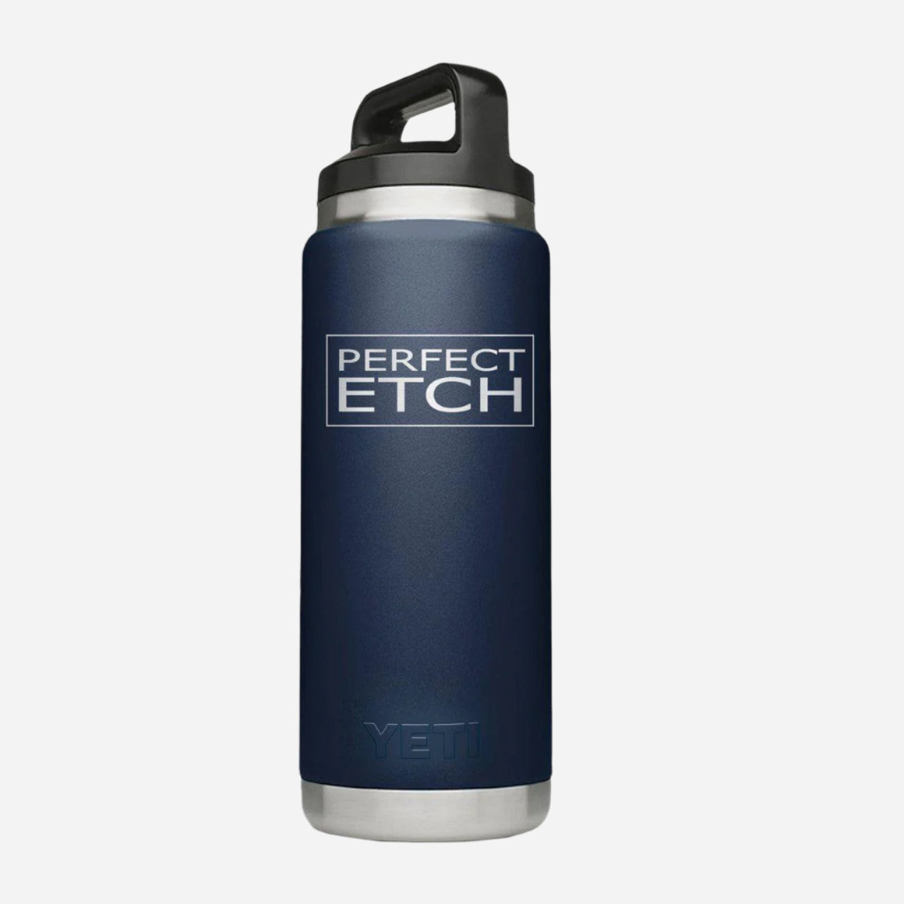 Navy YETI 26 oz Bottle with Advanced Insulation - Perfect Etch