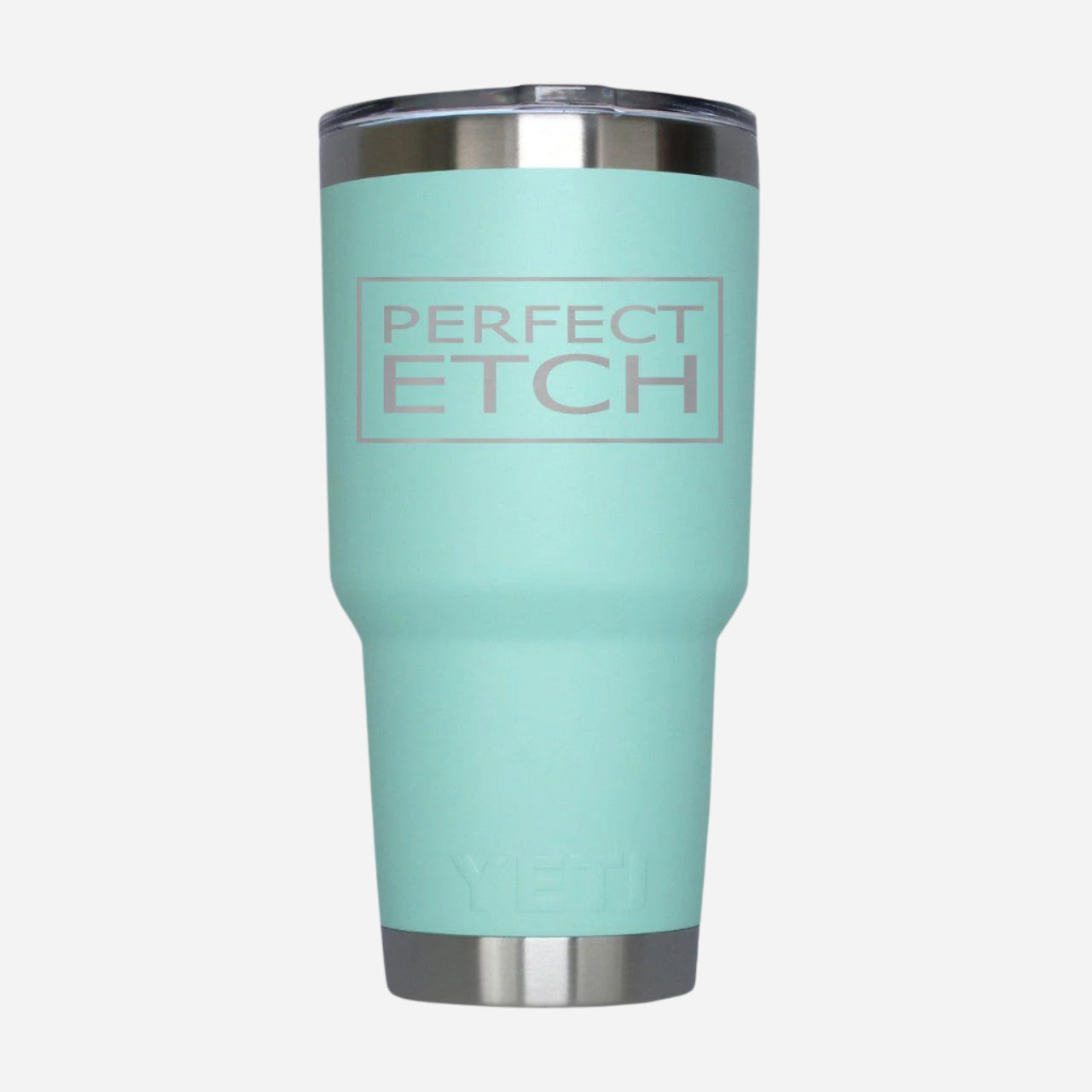Seafoam YETI 30 oz Tumbler with DuraCoat Color Coating - Perfect Etch