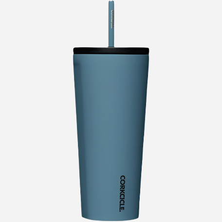Storm Corkcicle Cold Cup 24oz with Silicone Straw - Hydration Partner - Perfect Etch