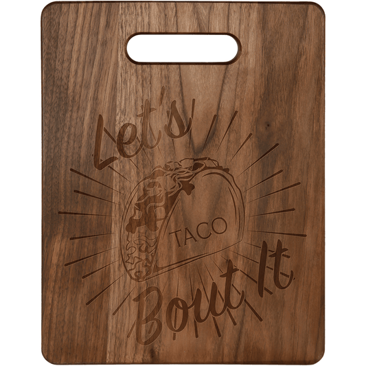 Walnut Cutting Board - Handcrafted Luxury for Your Kitchen - Perfect Etch