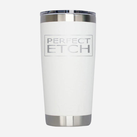 YETI 20 oz White Tumbler - Your Ultimate Adventure Companion - Perfect Etch