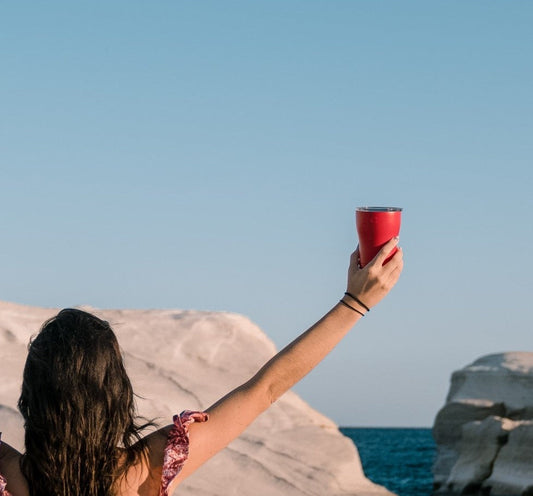 12 oz. Tumbler | Matte Gameday Red