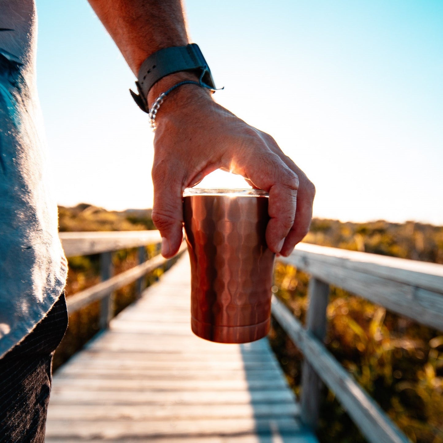 12 oz. Tumbler | Hammered Copper