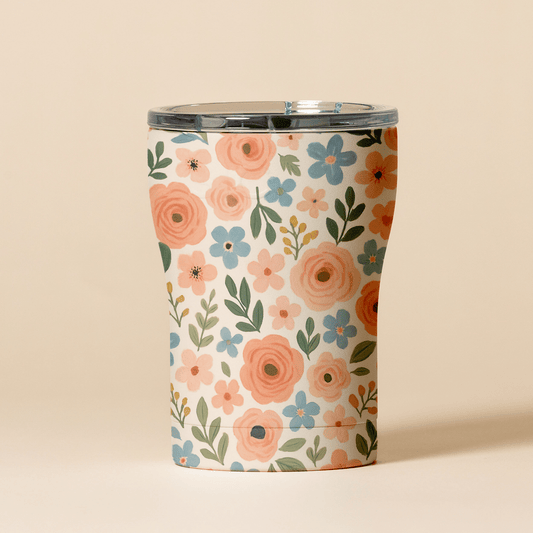 12 oz. Tumbler | Peach Petals