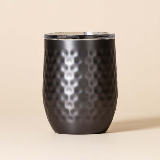 16 oz. Stemless | Hammered Gunmetal