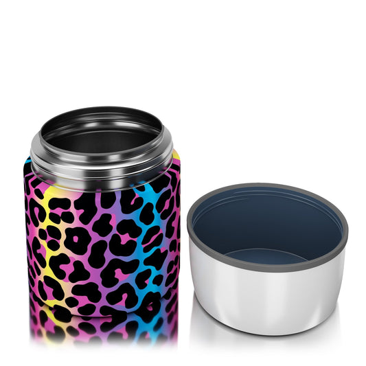 17 oz. Food Insulator | Neon Leopard