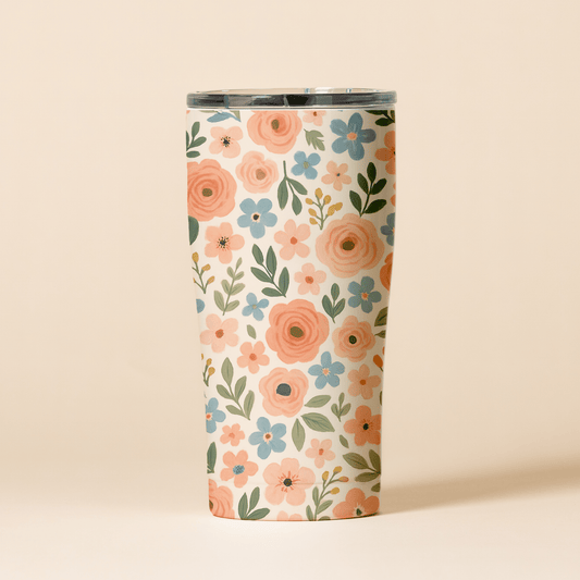 20 oz. Tumbler | Peach Petals