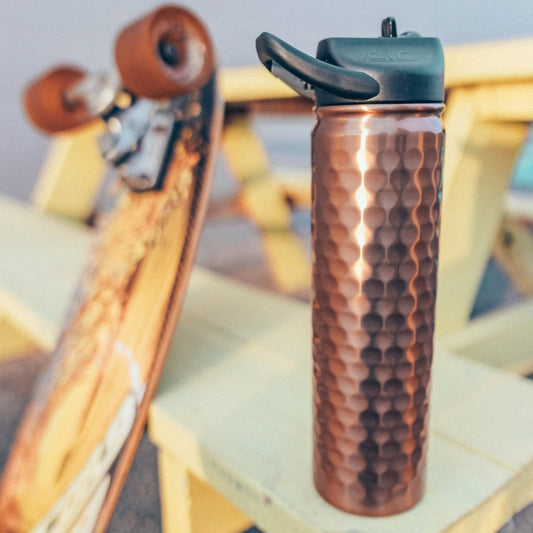 27 oz. Sport Bottle | Hammered Copper