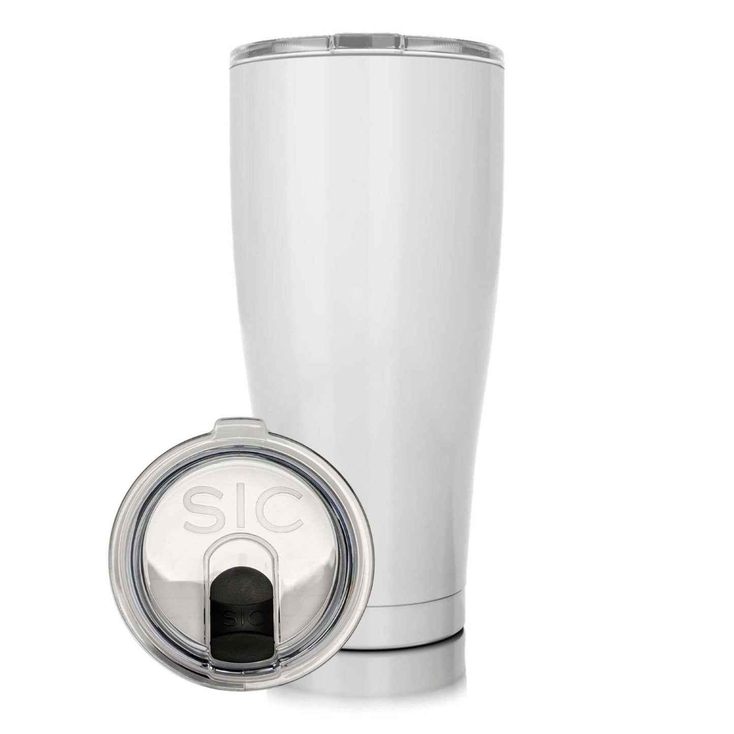 SIC | "Gloss Ice White" Tumblers & Bottles