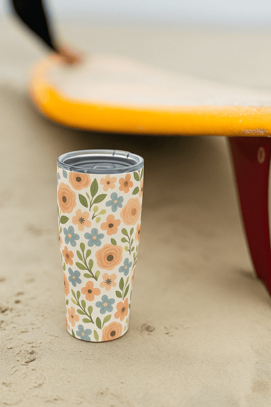 30 oz. Tumbler | Peach Petals