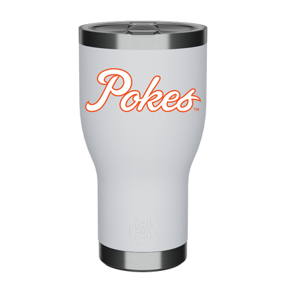 Pokes Script Color - 30oz Tumbler