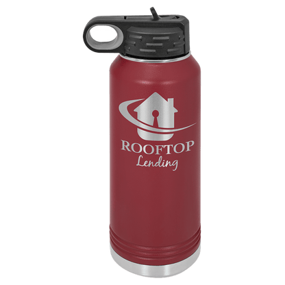 32 oz Polar Camel Bottle with Various Color Options - Perfect Etch