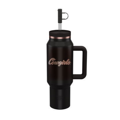 Cowgirls Script - 40oz Wyld Syde Travel Tumbler