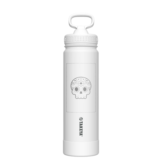 Straw Bottle Icy Pearl - customized