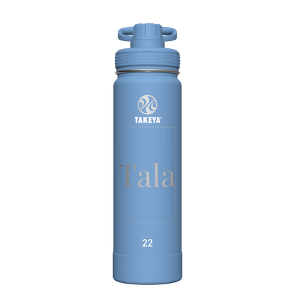 Actives Water Bottle With Spout Lid - customized