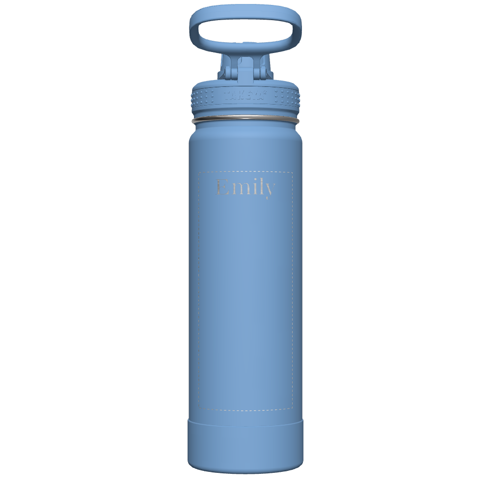 Actives Water Bottle With Spout Lid - customized