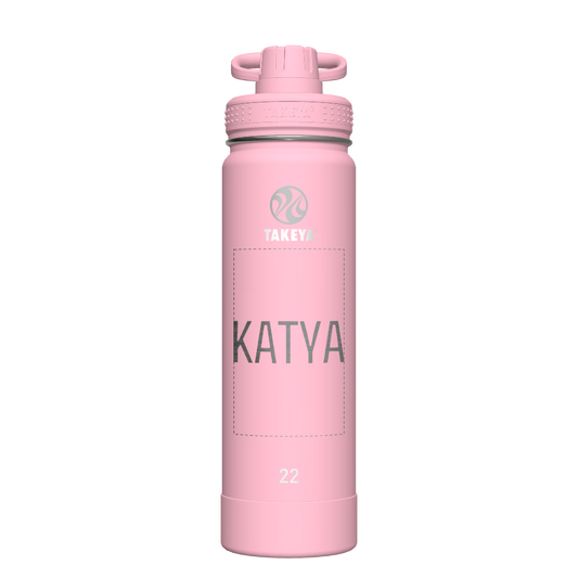 Actives Water Bottle With Spout Lid - customized