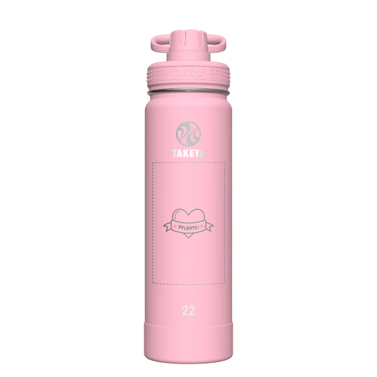 Actives Water Bottle With Spout Lid - customized