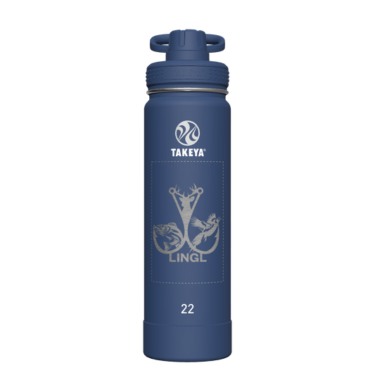 Actives Water Bottle With Spout Lid - customized
