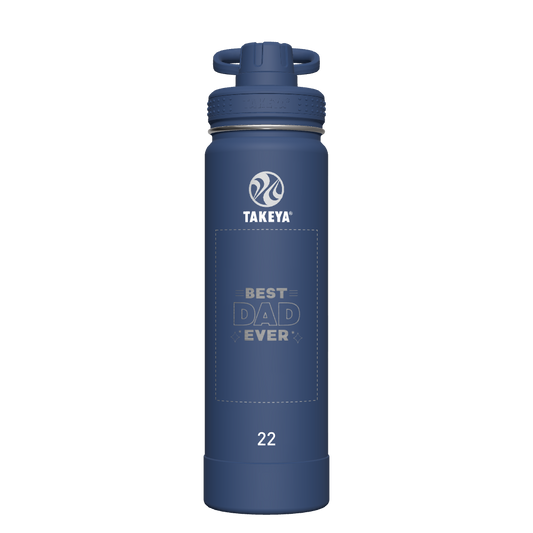 Actives Water Bottle With Spout Lid - customized