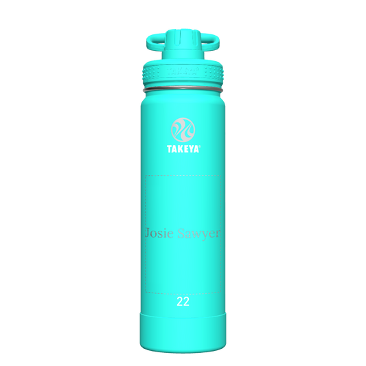 Actives Water Bottle With Spout Lid - customized