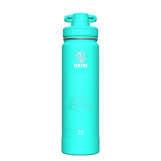 Actives Water Bottle With Spout Lid - customized