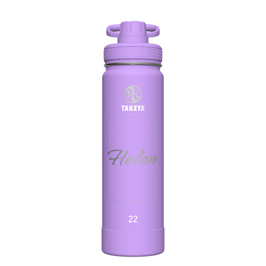 Actives Water Bottle With Spout Lid - customized