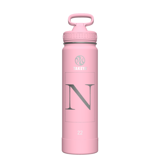 Actives Water Bottle With Straw Lid - customized