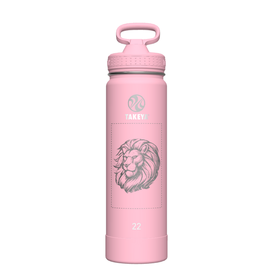 Actives Water Bottle With Straw Lid - customized