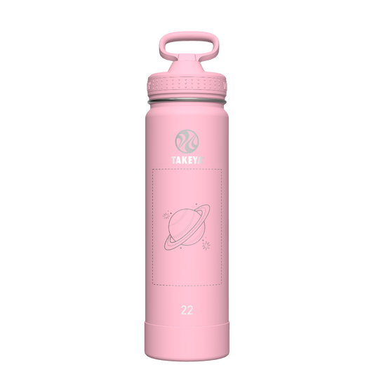 Actives Water Bottle With Straw Lid - customized