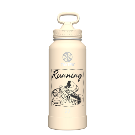 Bottle Straw Lid Oatmilk - customized