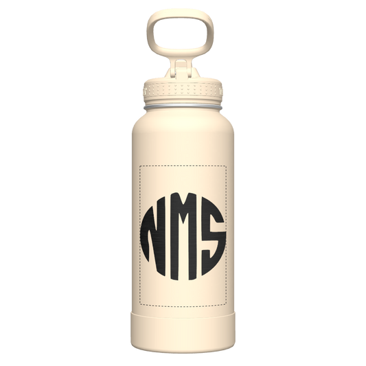 Bottle Straw Lid Oatmilk - customized