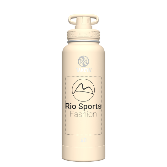 40oz Bottle Spout Lid Oatmilk - customized