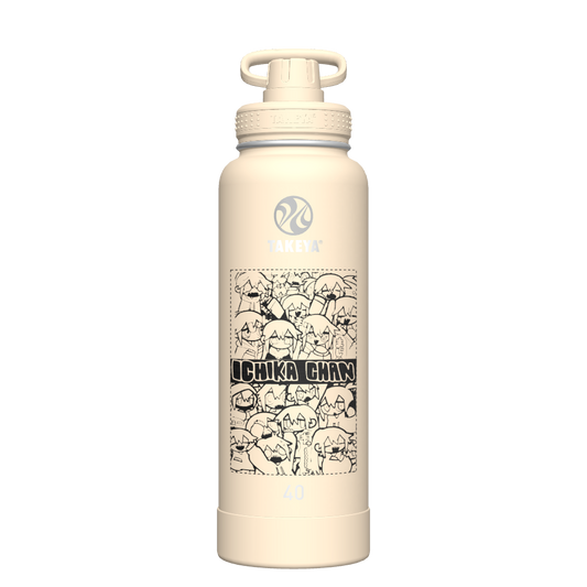 40oz Bottle Spout Lid Oatmilk - customized
