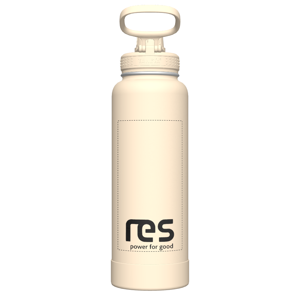 40oz Bottle Spout Lid Oatmilk - customized