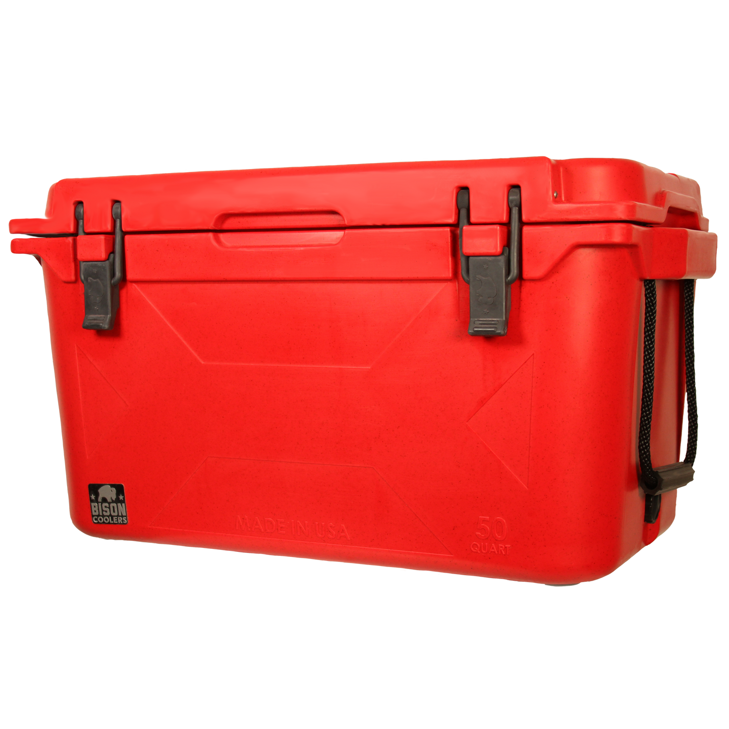 Red 50 QT Bison Cooler