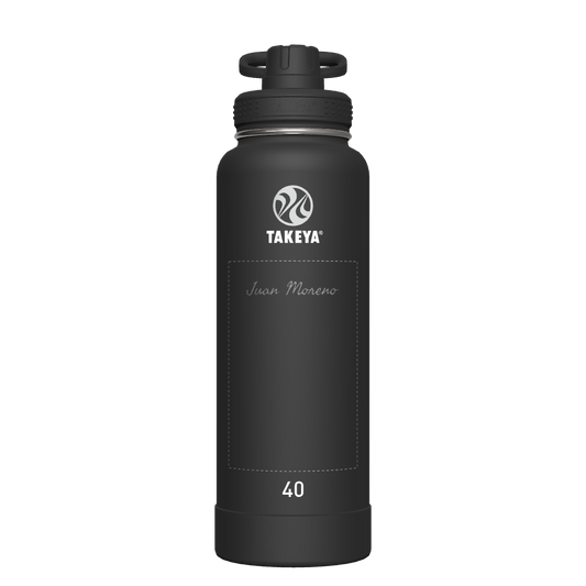 Actives Water Bottle With Spout Lid - customized