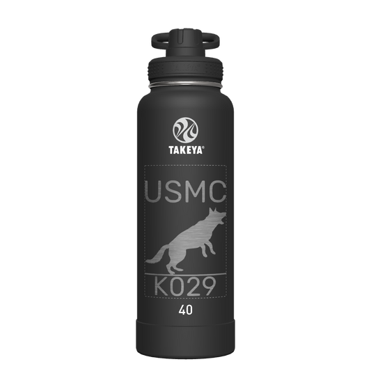 Actives Water Bottle With Spout Lid - customized