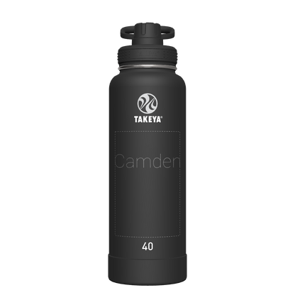 Actives Water Bottle With Spout Lid - customized