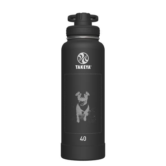 Actives Water Bottle With Spout Lid - customized