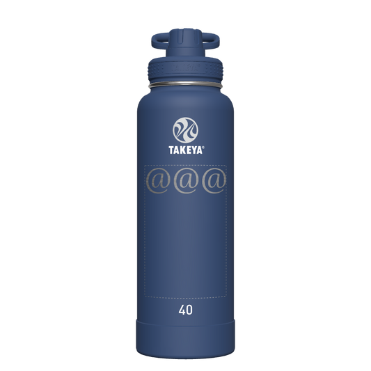 Actives Water Bottle With Spout Lid - customized
