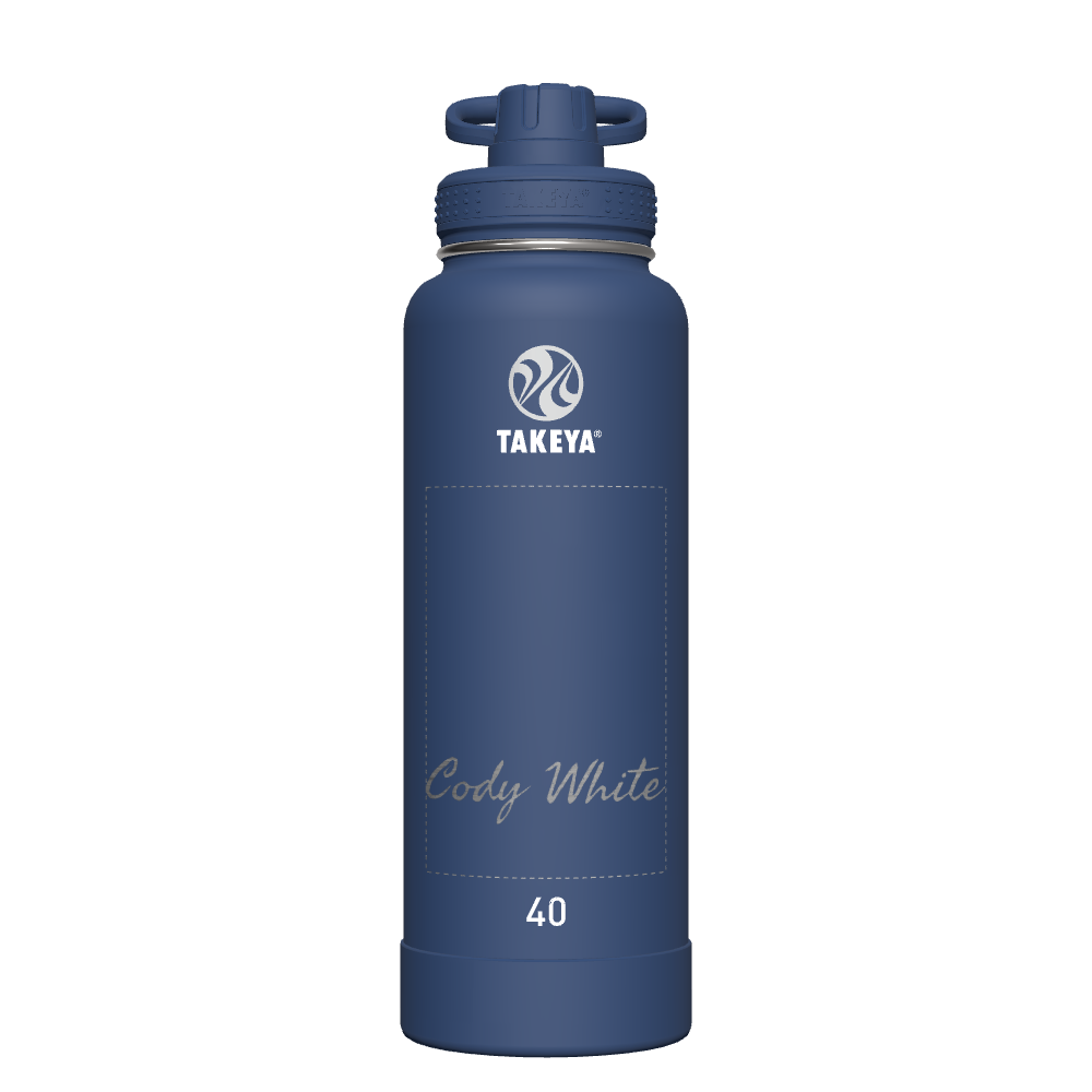 Actives Water Bottle With Spout Lid - customized