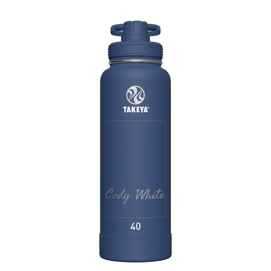 Actives Water Bottle With Spout Lid - customized