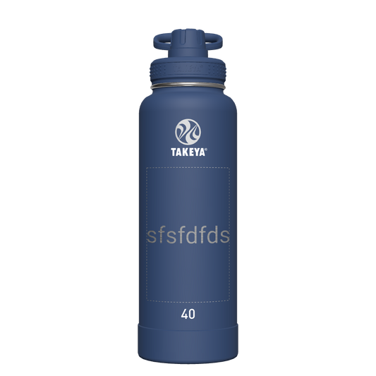 Actives Water Bottle With Spout Lid - customized