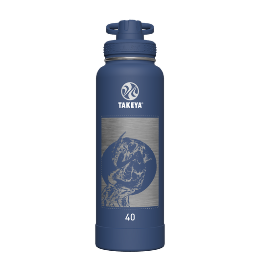 Actives Water Bottle With Spout Lid - customized