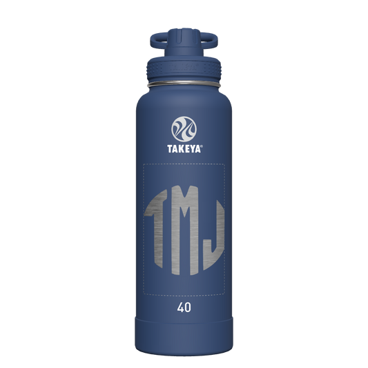 Actives Water Bottle With Spout Lid - customized